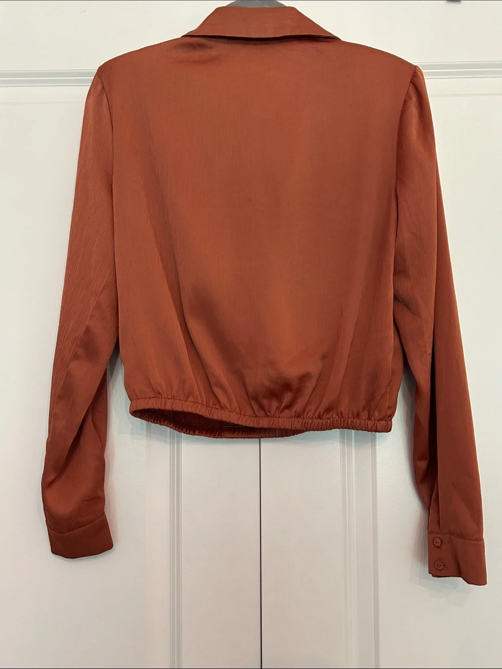 Astr The Label Rust Blouse